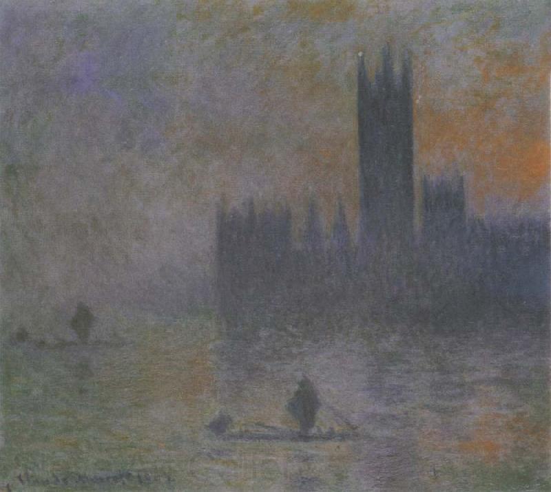 Claude Monet Houses of Parliament,Fog Effect